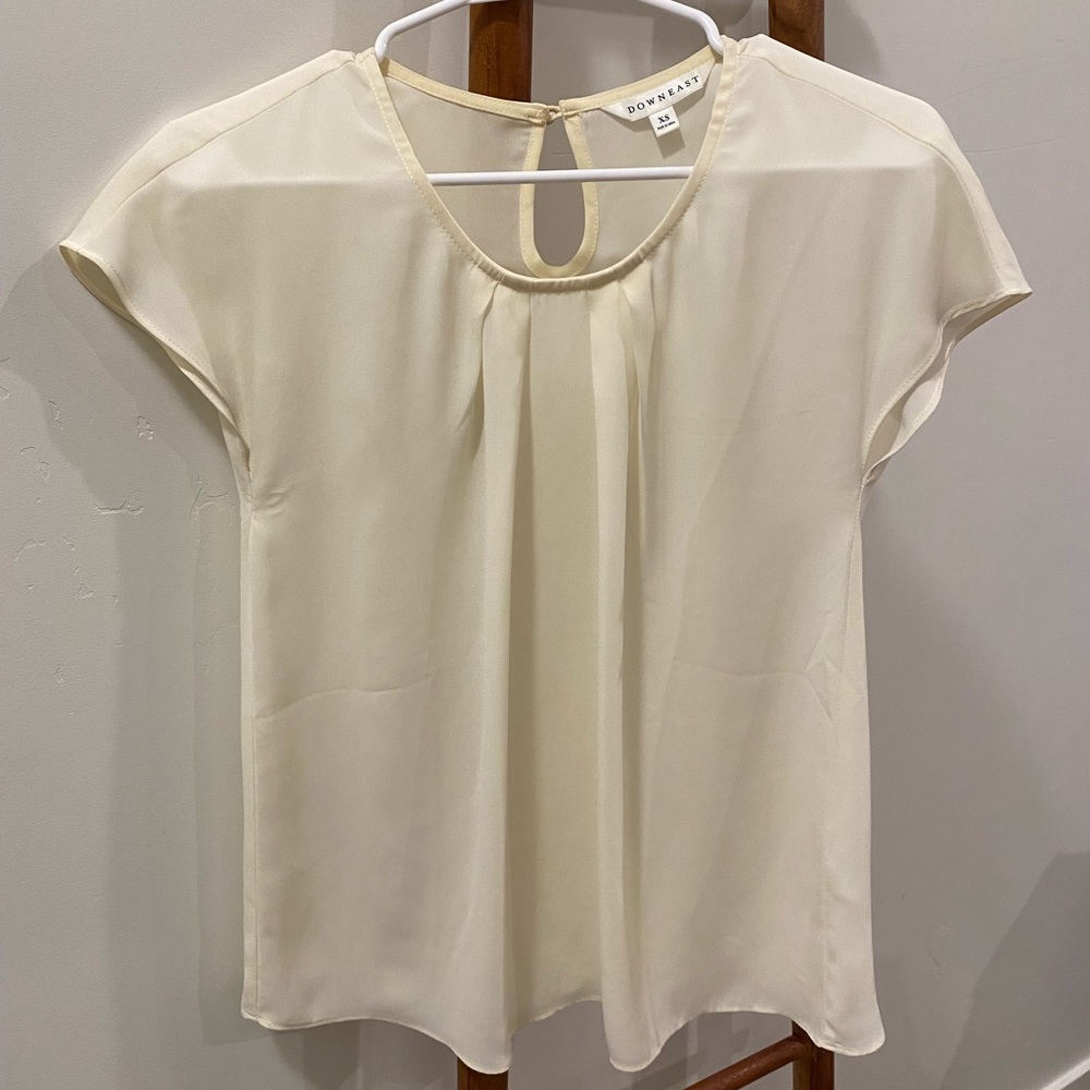 DownEast Cream Blouse